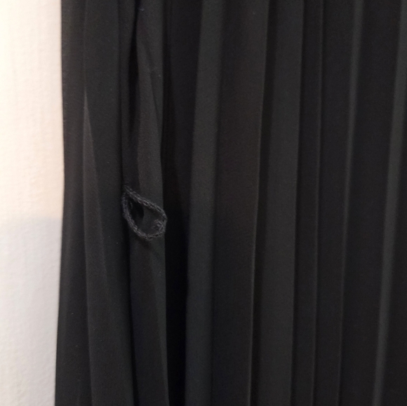 Women's Bisou Bisou Black Pleated Maxi Dress Size 16 - Picture 8 of 15